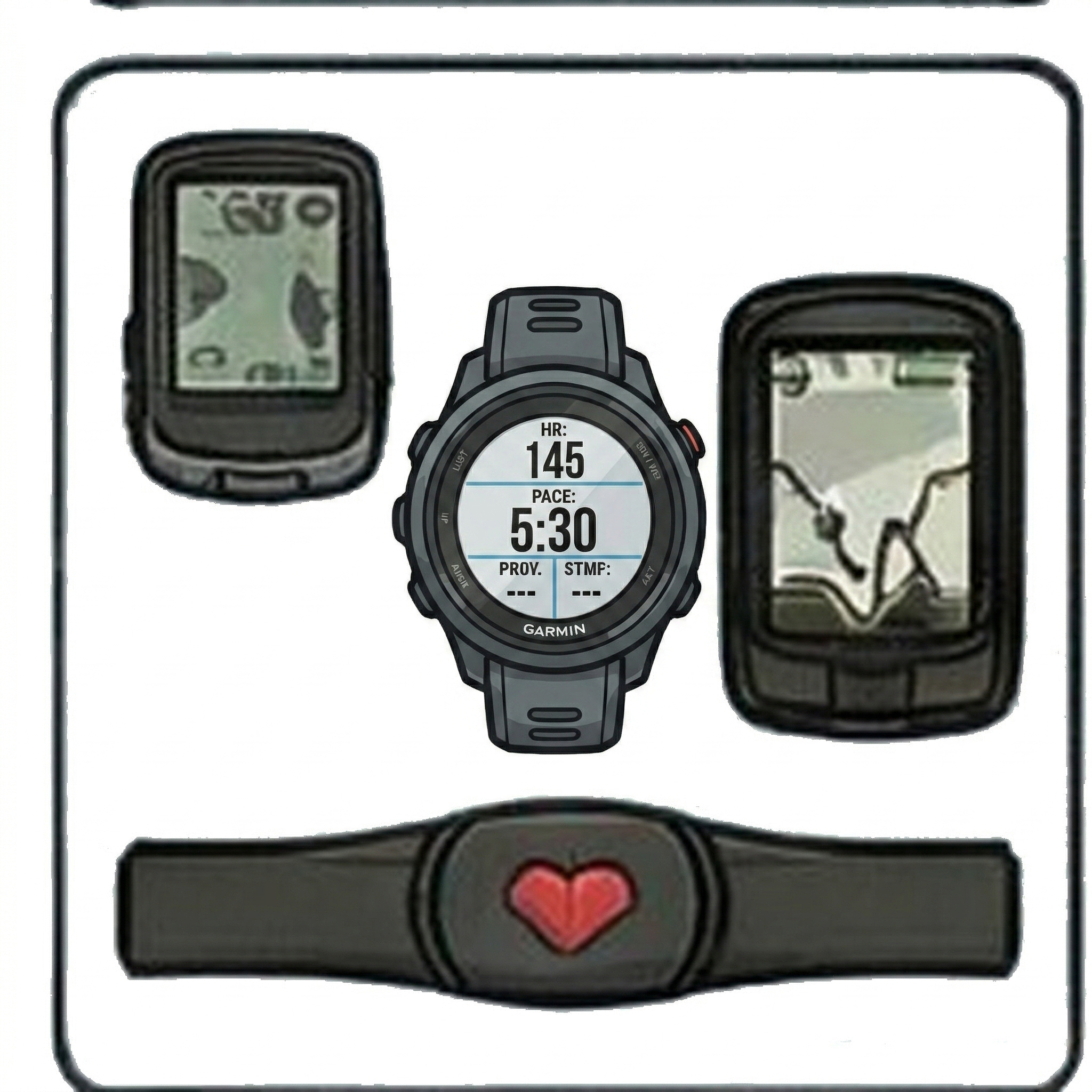 Computers, GPS & Watches