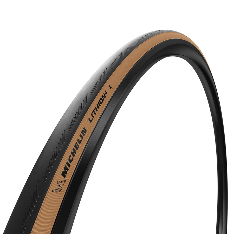 Michelin, Lithion 4 Classic TS, Road Tire, 700x25C, Folding, Clincher, MAGI-X, Tanwall