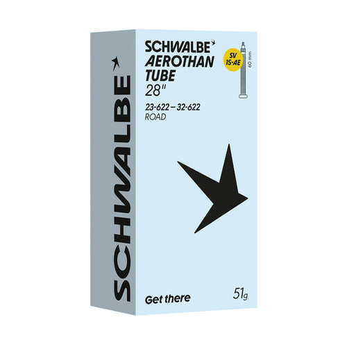 Schwalbe, Aerothan, Tube, Presta, Length: 60mm, 700C, 23-32C