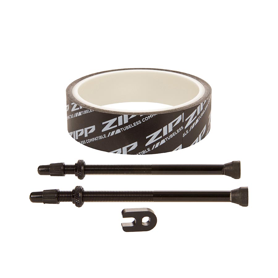 Zipp, Tubeless Kit, 26mm tape, 44mm valves, Fits 202 and 30 Course