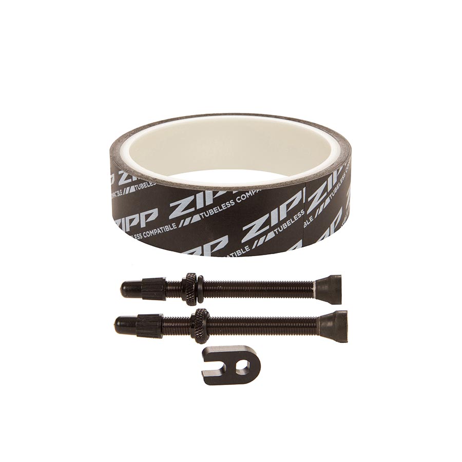 Zipp, Tubeless Kit, 26mm tape, 44mm valves, Fits 202 and 30 Course