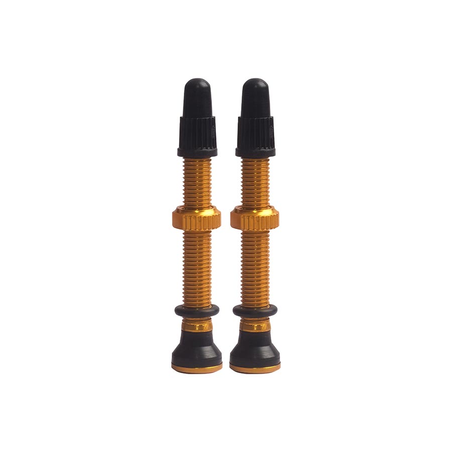 EVO, Tubeless Valves, Tubeless Valve, Presta, 44mm, Iridescent, Pair