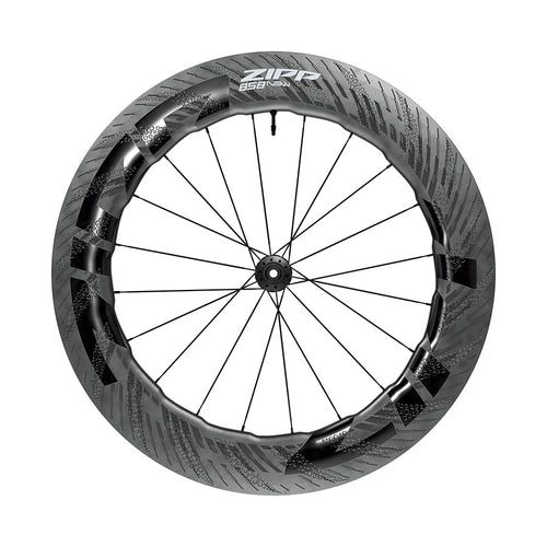 Zipp, 858 NSW D1, Wheel, Front, 700C / 622, Holes: 20, 12mm TA, 100mm, Disc Center Lock