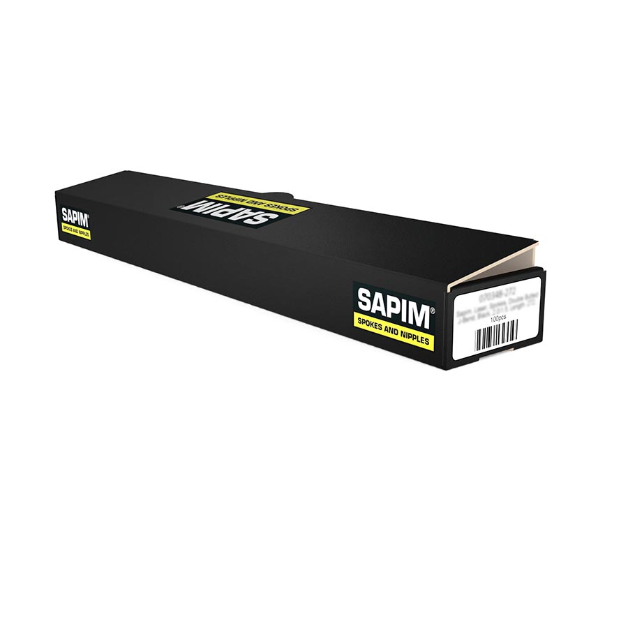 Sapim, Leader, Spokes, J-Bend, Silver, 2.0, Length: 310mm, No threads, Cut to size, 100pcs