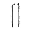 Zipp, Sapim D-Light, Spokes, J-Bend, Black, 282mm, 3pcs