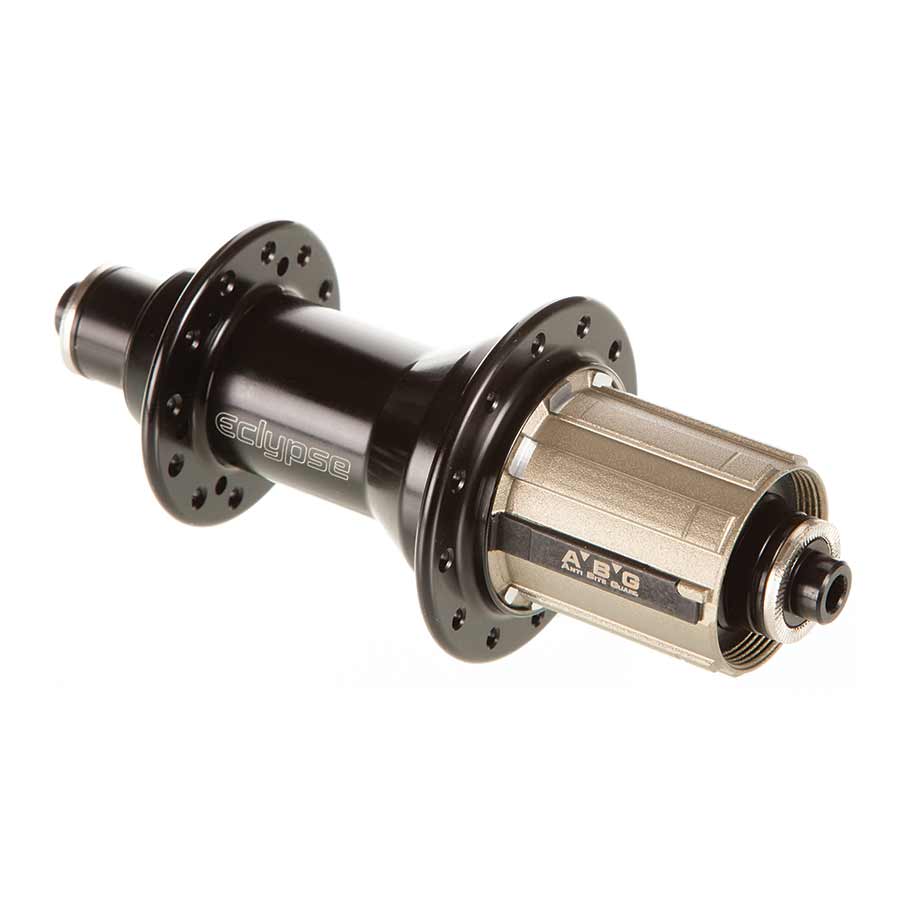 (IU) Eclypse, Novatec, F482SB/A-11S, Road hub, 24H, Rear, 130mm, 10mm axle, QR, Black, 11sp, Cassette