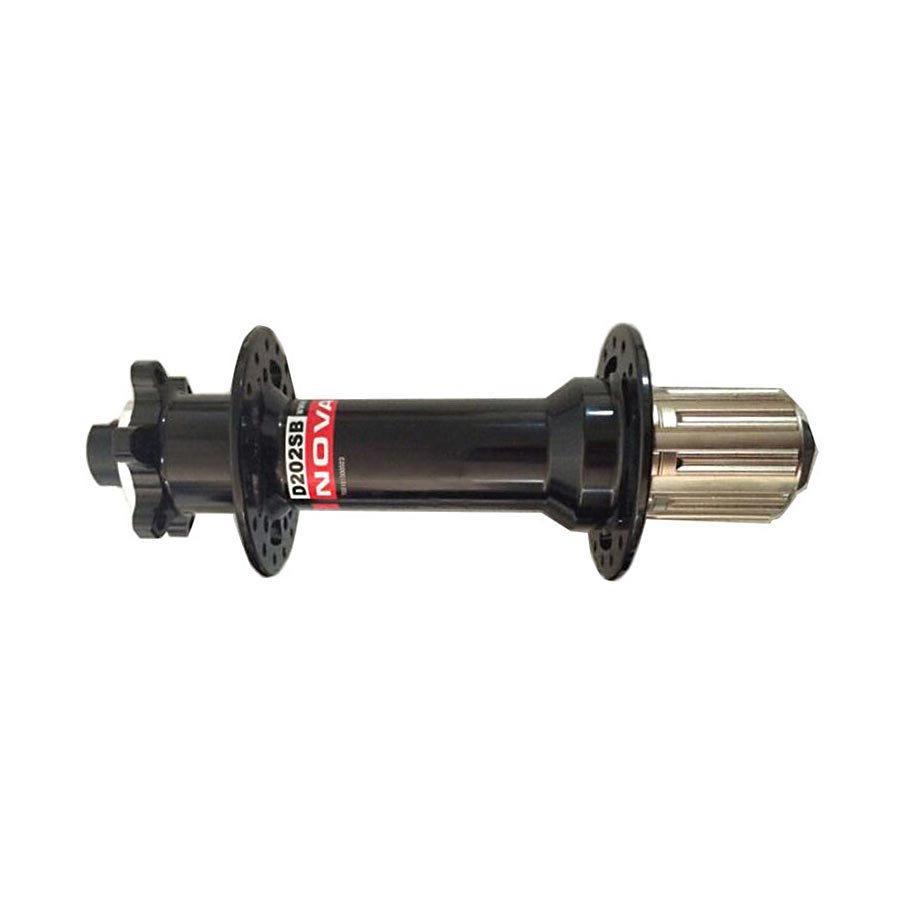 Novatec, D201, Disc Hub, Front, 32H, 15mm TA, 150mm, Black