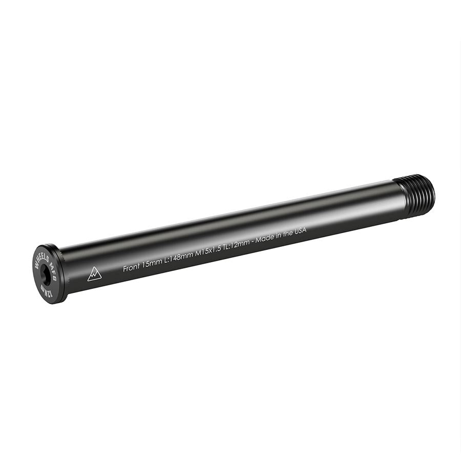 Wheels Manufacturing, Front 15mm Thru Axle, Thru Axle, Front, Length: 125mm, Thread Length: 15mm, Thread Pitch: M15x1.50