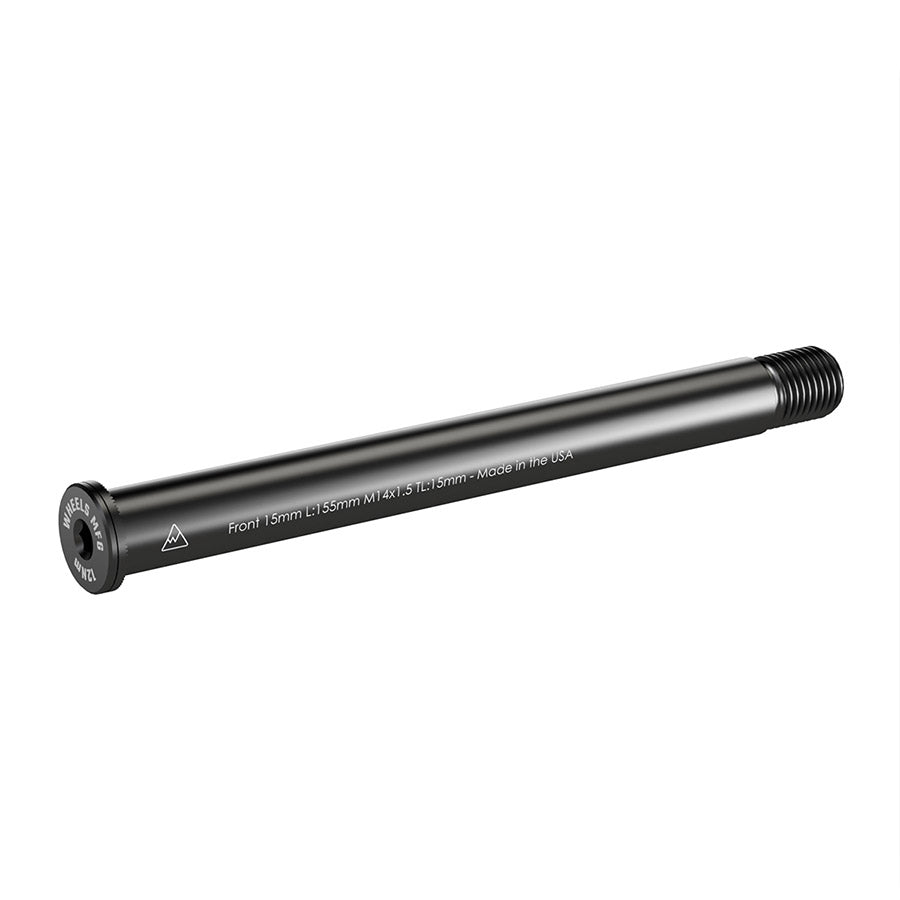 Wheels Manufacturing, Front 15mm Thru Axle, Thru Axle, Front, Length: 125mm, Thread Length: 15mm, Thread Pitch: M15x1.50