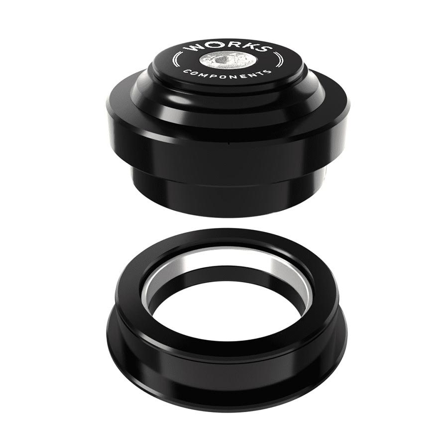 Works Components, 2.0deg EC44-ZS56 Angleset, Angle Headset, 2.0°, 110-119mm, EC44/28.6 | ZS56/40, ZS, External threadless, Complete, Black