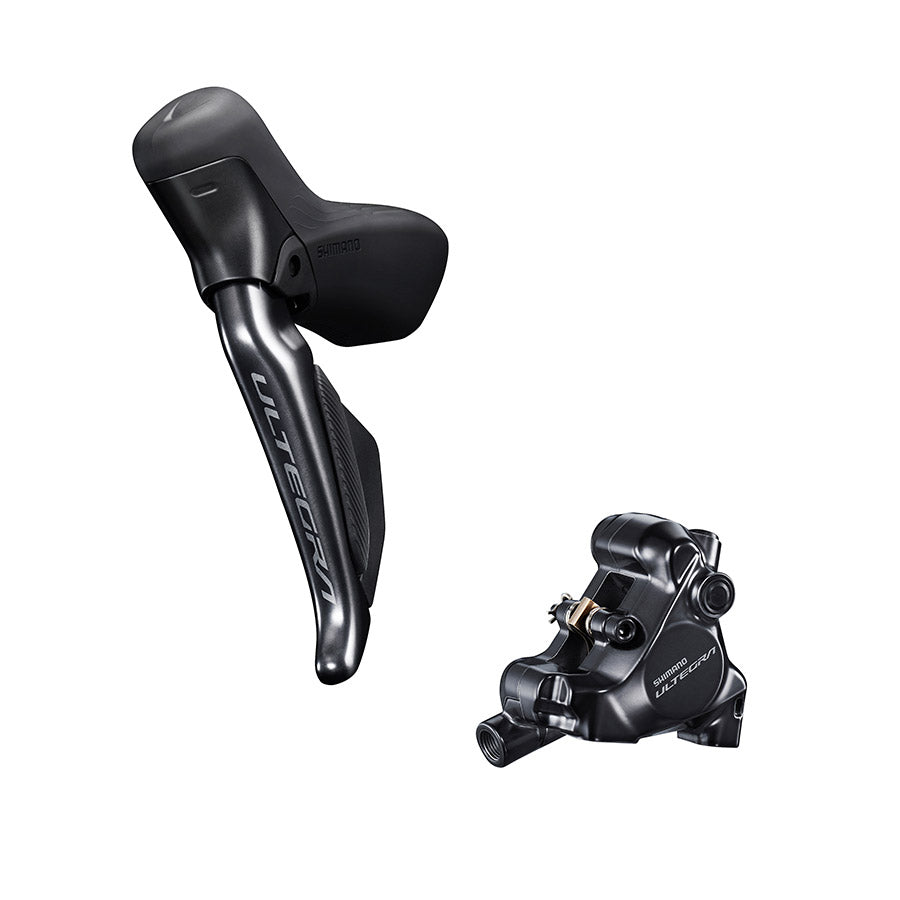 Shimano, Ultegra Di2 ST-R8170 / BR-R8170, Road Hydraulic Disc Brake, Rear, Flat mount, 140 or 160mm (not included), Black, IR8170DRRDSC170A