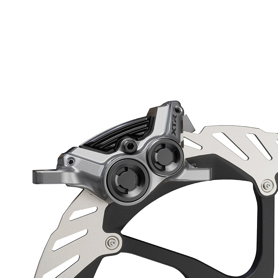 Shimano, XTR BR-M9220, MTB Hydraulic Disc Brake, Front or Rear, Post mount, Disc: Not included, 294g, Black