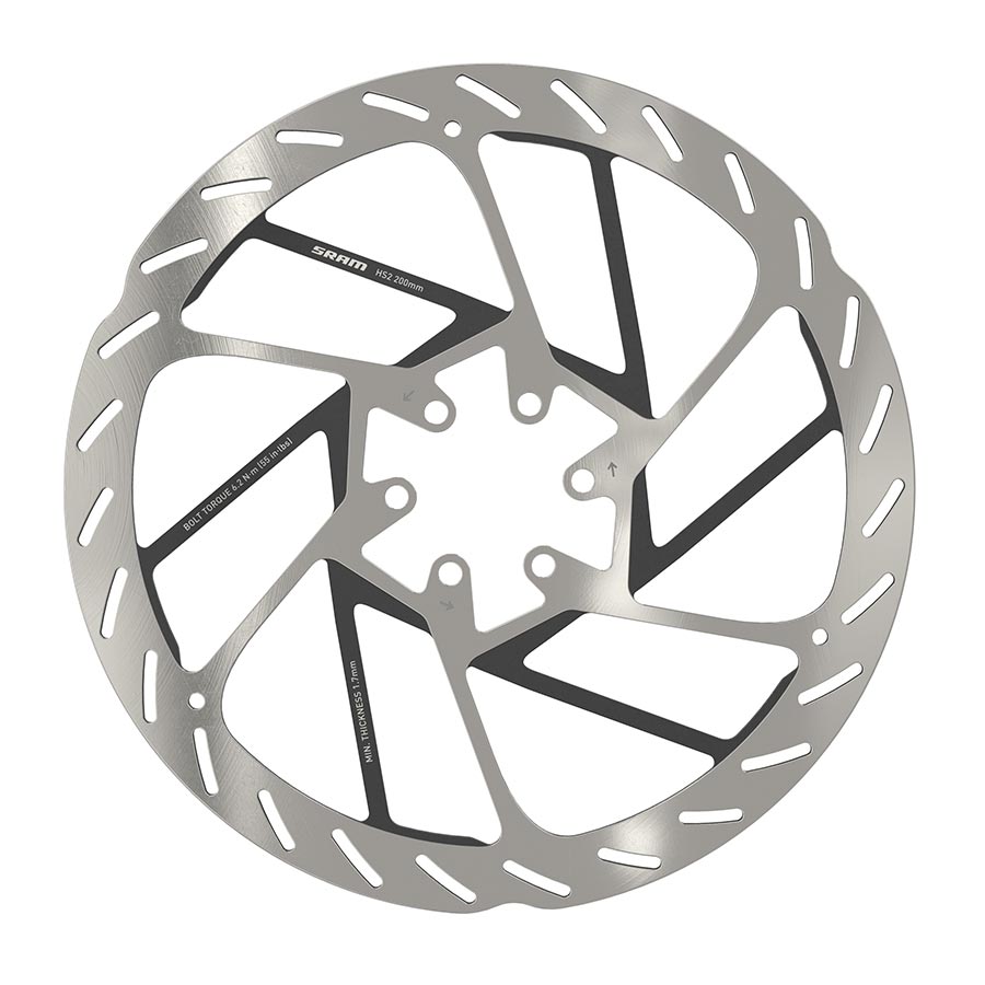 SRAM, HS2 6-bolt, 160mm, ISO 6B
