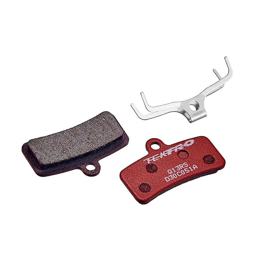 Tektro, Q10.RS, Disc Brake Pads, 4-Piston Brakes, Semi-Metallic, 4mm, Pair
