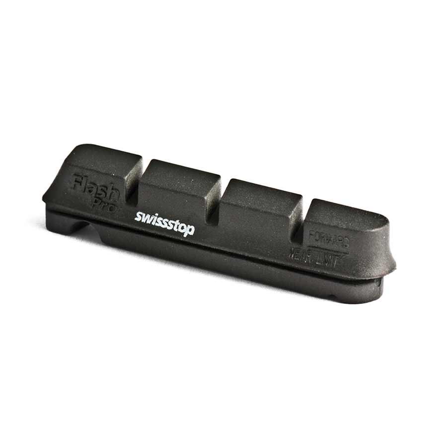 SwissStop, FlashPro, Replacement pads for carbon rims, Shimano, Black Prince, Pack of 4