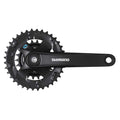 Shimano, FC-M315-2, Crankset, Speed: 7/8, BCD: Rivets, 22/36, Square, 170mm, Black, MTB