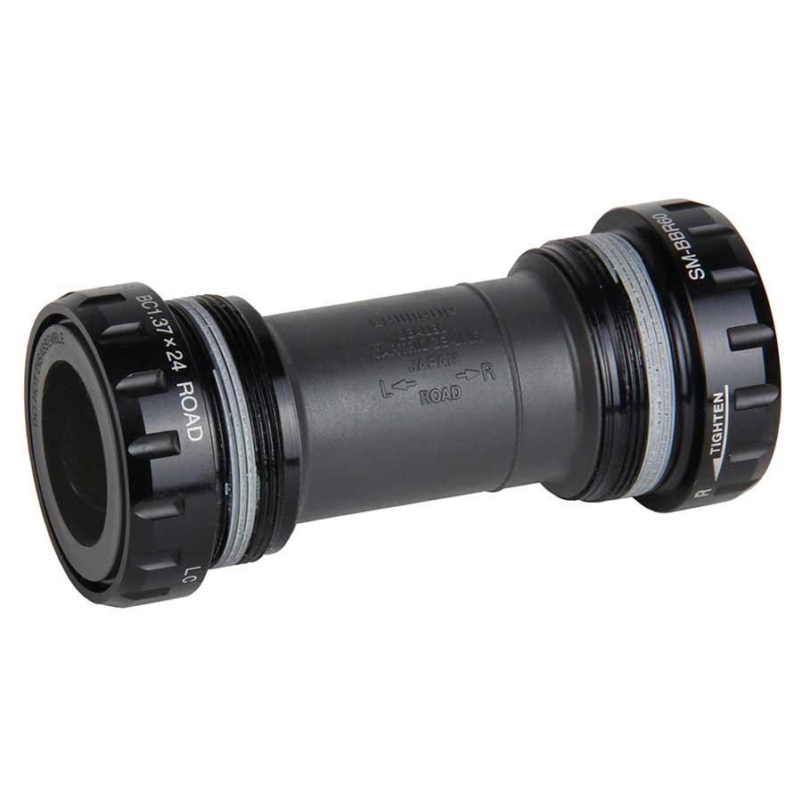 Shimano, ISMBBR60B, SM-BBR60, Hollowtech II, BB Shell: 68mm, Axle: 24mm, Steel, Grey