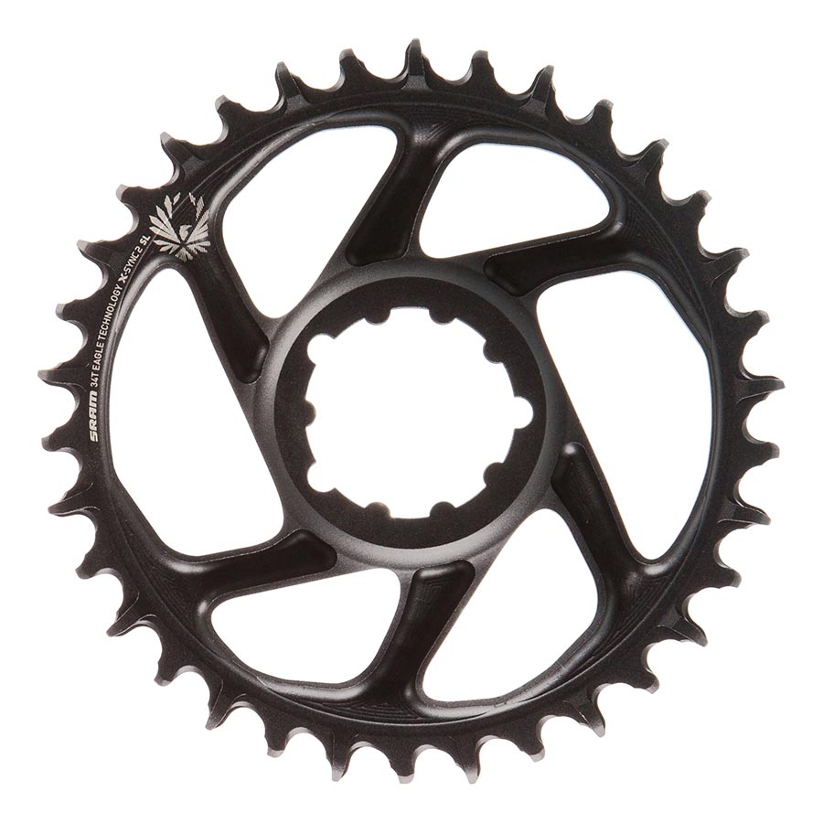 SRAM, X-SYNC 2 SL XX1 Eagle Lunar Grey 6mm, Chainring, Teeth: 34, Speed: 12, BCD: Direct Mount, Single, Alloy, Grey