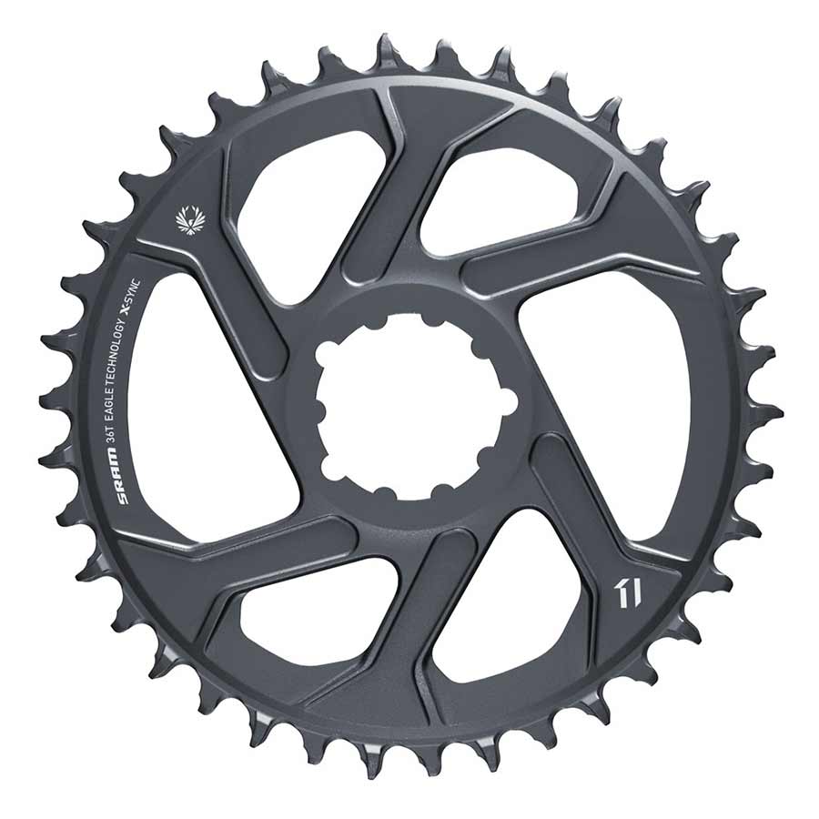 SRAM, Eagle, Chainring, Teeth: 30, Speed: 11/12, BCD: Direct Mount, Aluminum, Grey, 6mm