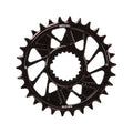 Wheels Manufacturing, Shimano DM T-Type Outboard, Chainring, Teeth: 28, Speed: 12, BCD: Direct Mount Shimano, Single, 7075 Aluminum, Black