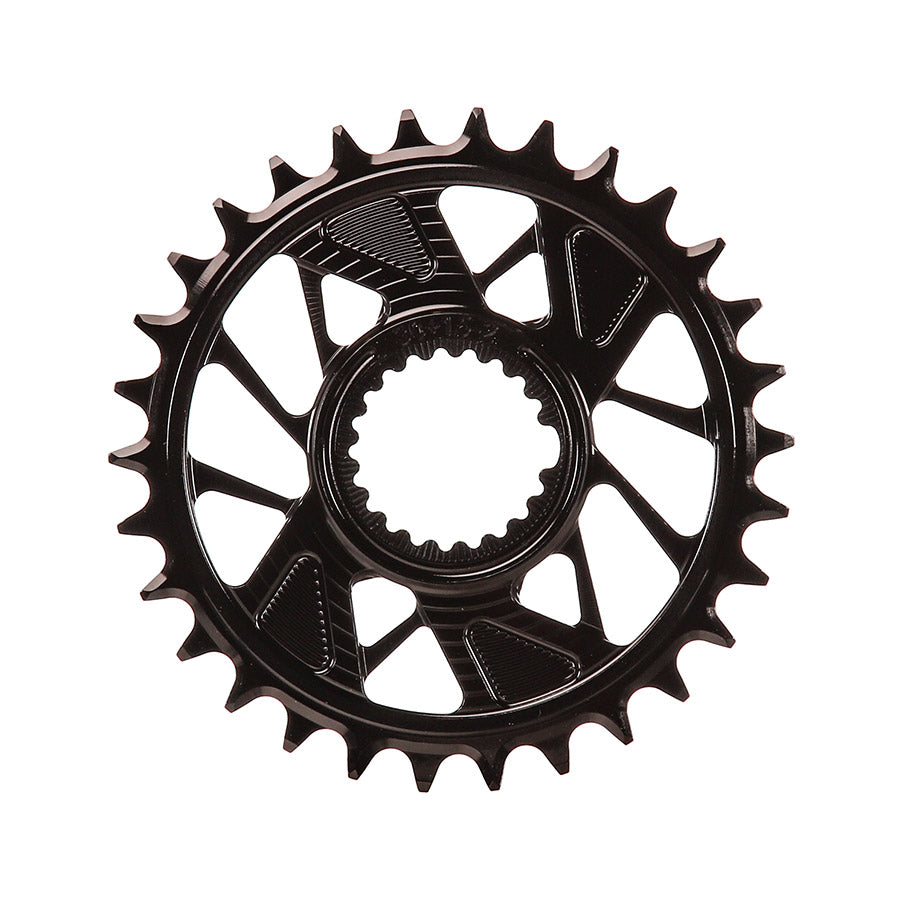 Wheels Manufacturing, Shimano DM HG+ Outboard, Chainring, Teeth: 28, Speed: 12, BCD: Direct Mount Shimano, Single, 7075 Aluminum, Black