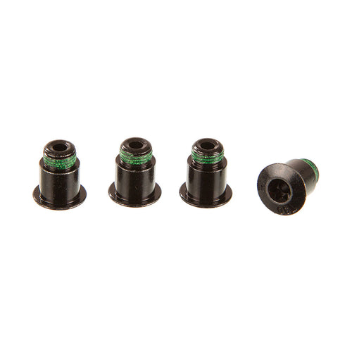 SRAM, 94/107 BCD Steel Chainring Bolt Kit, Chainring Hardware, M8X4.75X8.75, Black