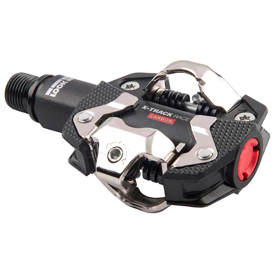 Look, X-Track Race Carbon, MTB Clipless Pedals, Carbon body, Cr-Mo axle, 9/16'', Black