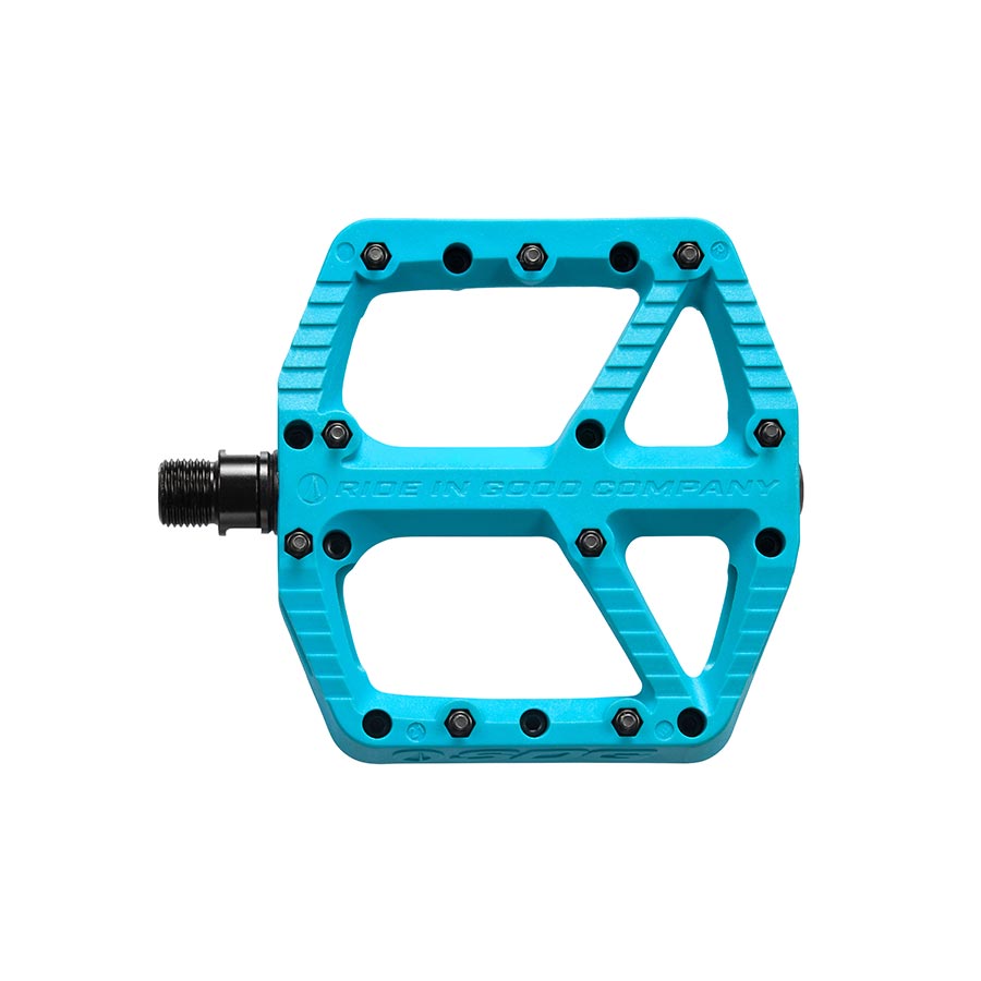 SDG Components, Comp, Platform Pedals, Body: Composite, Spindle: Cr-Mo, 9/16'', Red, Pair