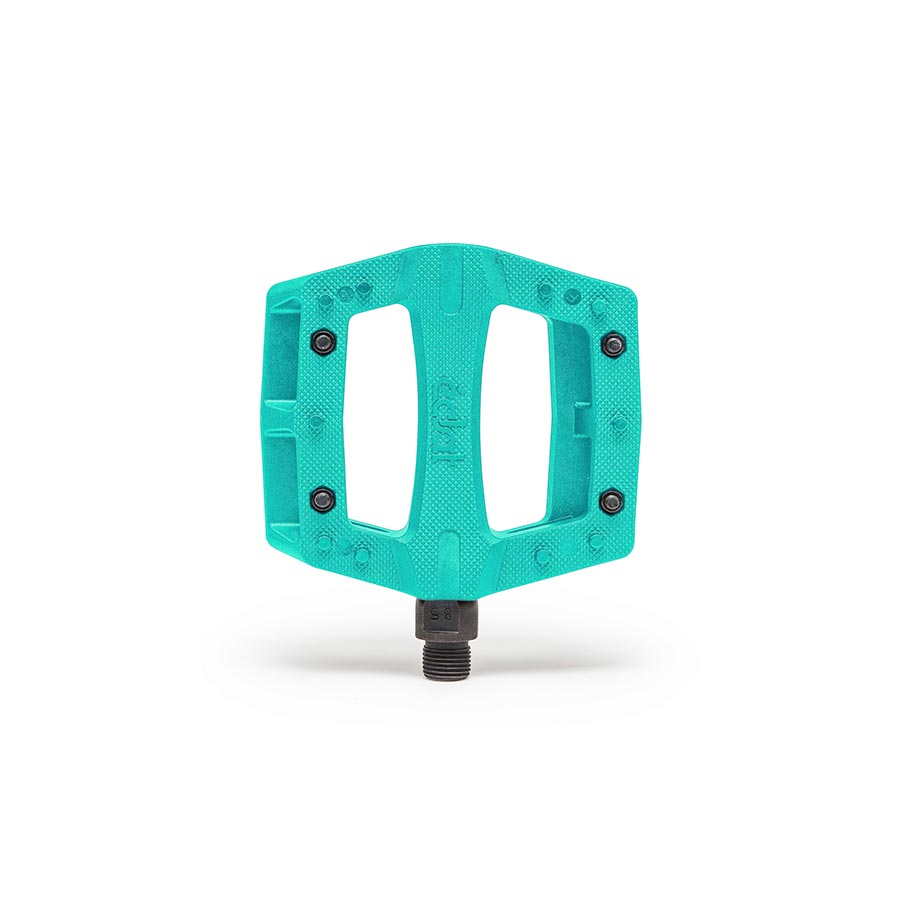 Eclat, Contra, Platform Pedals, Body: Nylon, Spindle: Cr-Mo, 9/16'', Army Green, Pair