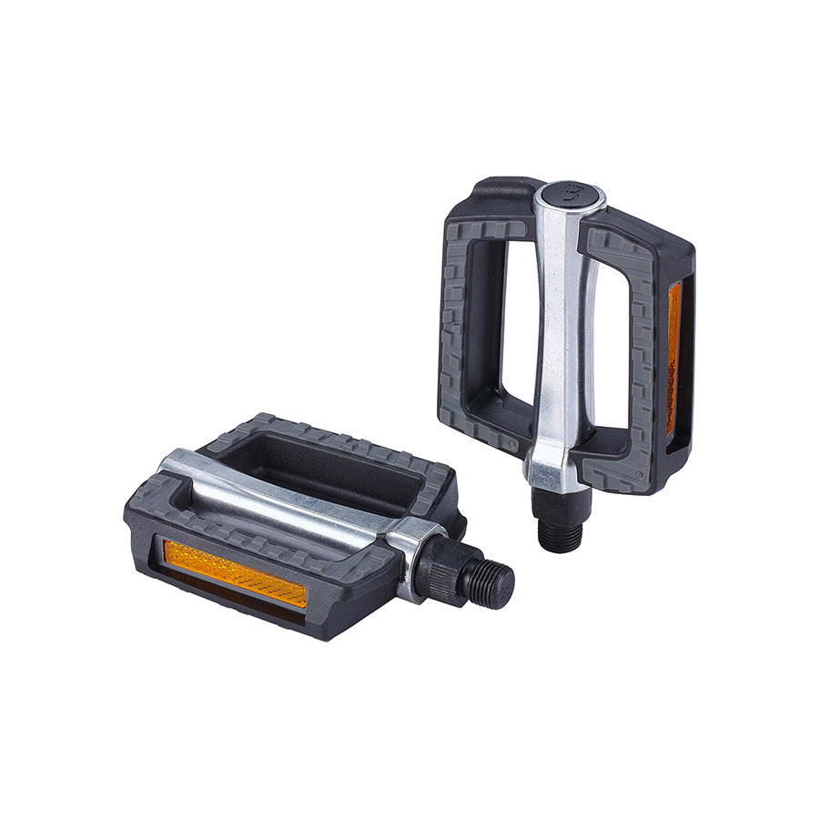 BBB Cycling, BPD-45B SteadyRest 2.0, Pedals, Body: Alloy, Spindle: Cr-Mo, 9/16'', Black, Pair