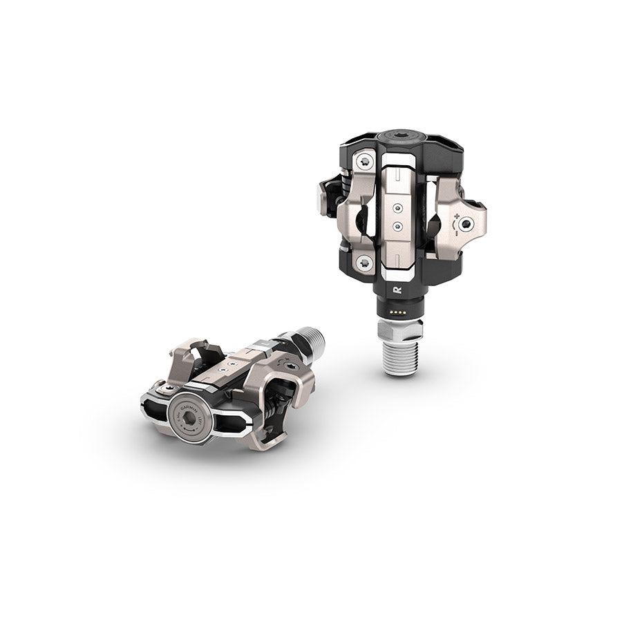 Garmin, Rally XC-110, Pedals, Body: Carbon, Spindle: Stainless Steel, Black, Single Sided