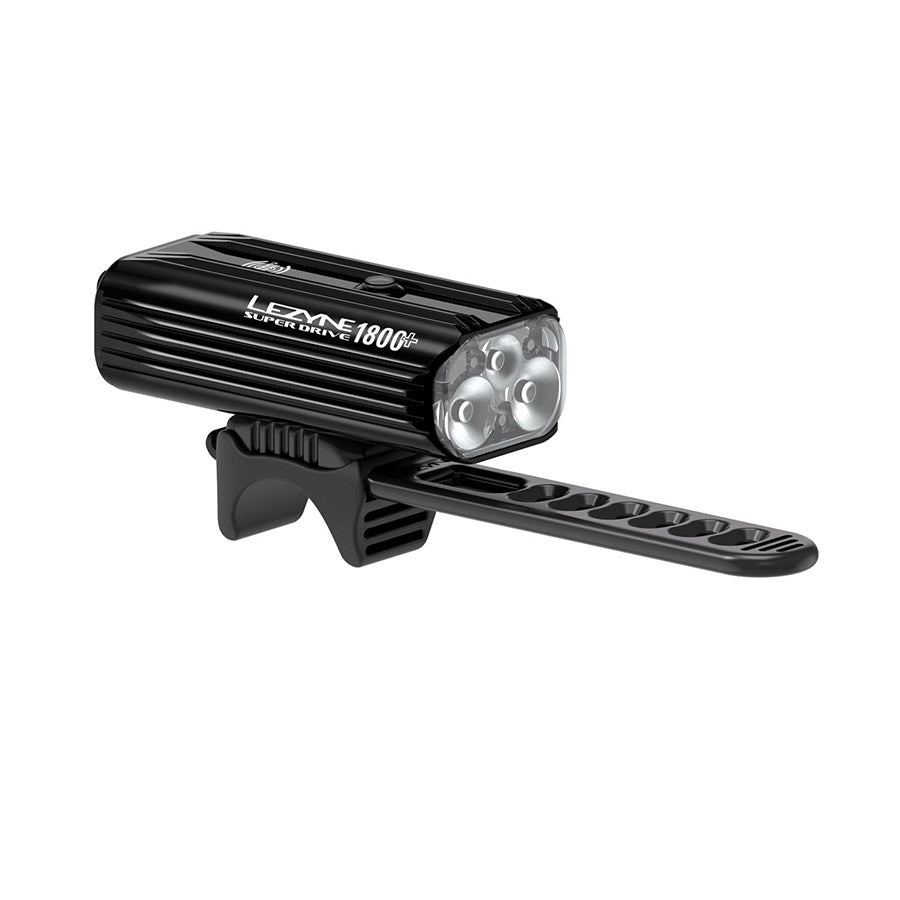 Lezyne, Super Drive 1800+ Smart Loaded, Light, Front, Black