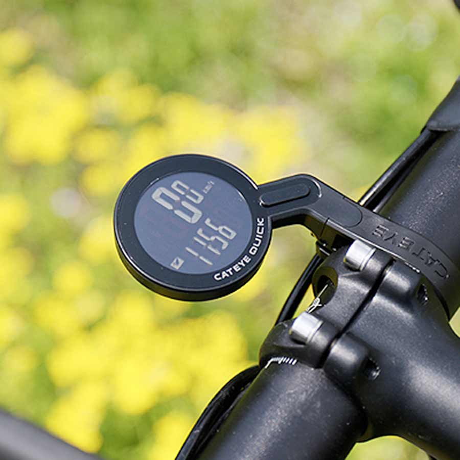 CatEye, Quick, Computer, GPS: No, HR: No, Cadence: No, Black