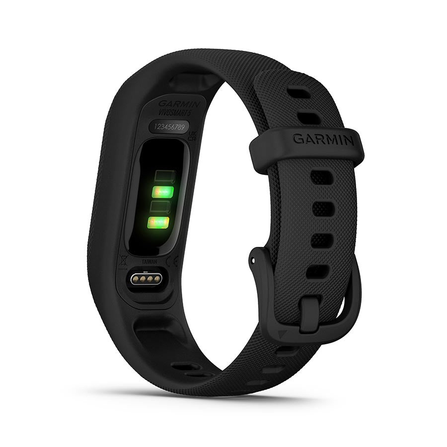 Garmin, vivosmart 5 S/M, Watch, Watch Color: Black, Wristband: Cool Mint - Silicone