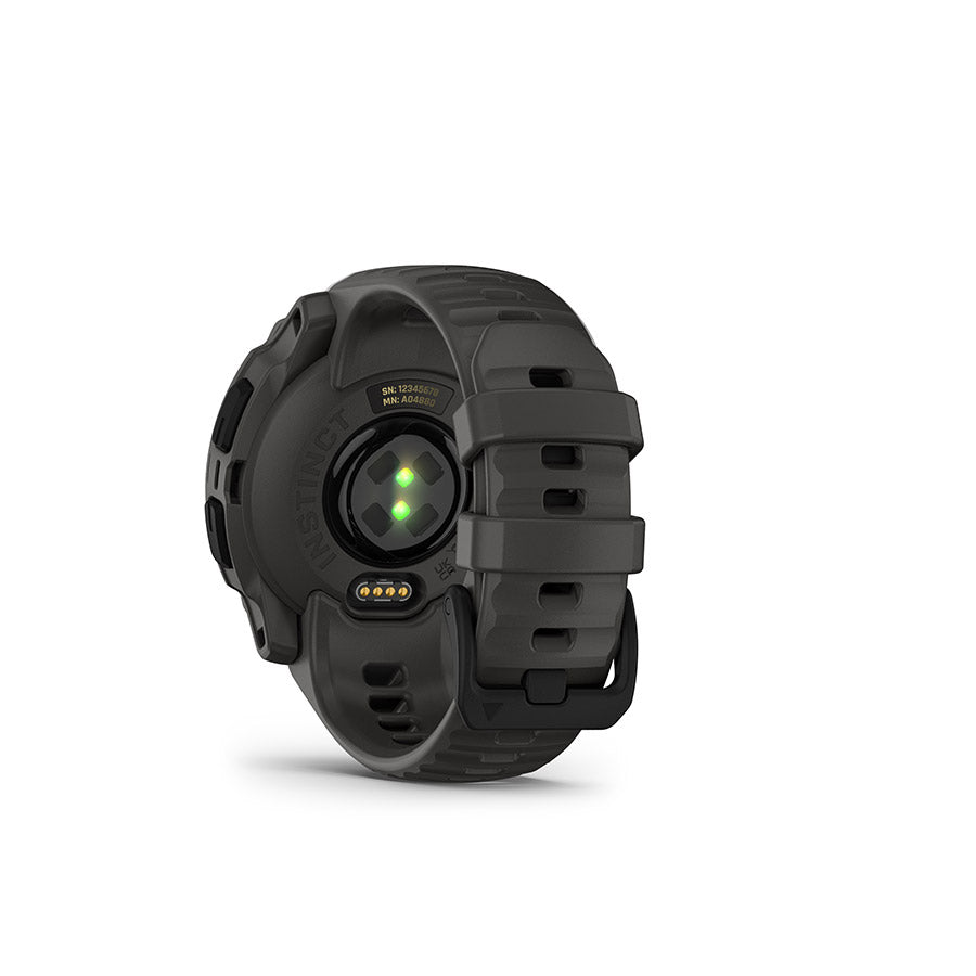 Garmin, Instinct E 40mm, Watch, Watch Color: Electric Lime, Wristband: Twilight - Silicone