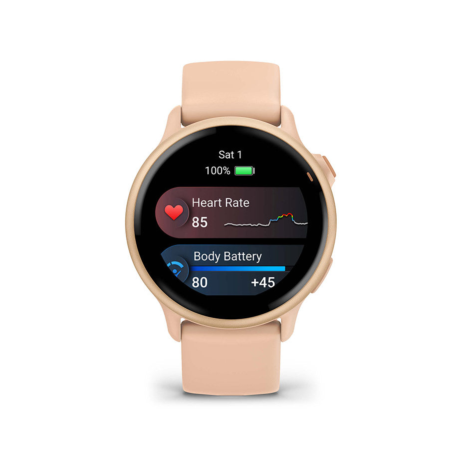 Garmin, vivoactive 6, Watch, Watch Color: Slate, Wristband: Black - Silicone