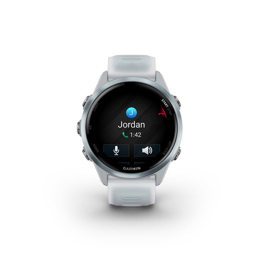 Garmin, Forerunner 570 42mm, Watch, Watch Color: Slate Grey, Wristband: Translucent Black/Black - Silicone