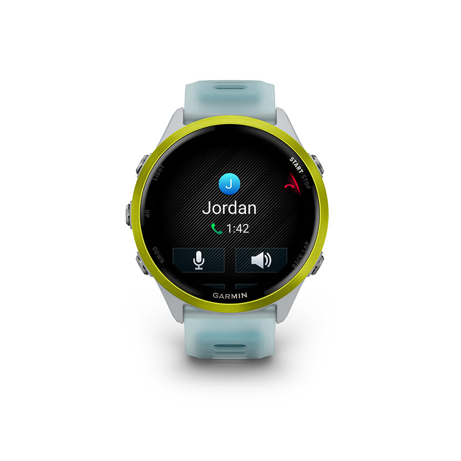 Garmin, Forerunner 570 47mm, Watch, Watch Color: Slate Grey, Wristband: Translucent Black/Black - Silicone