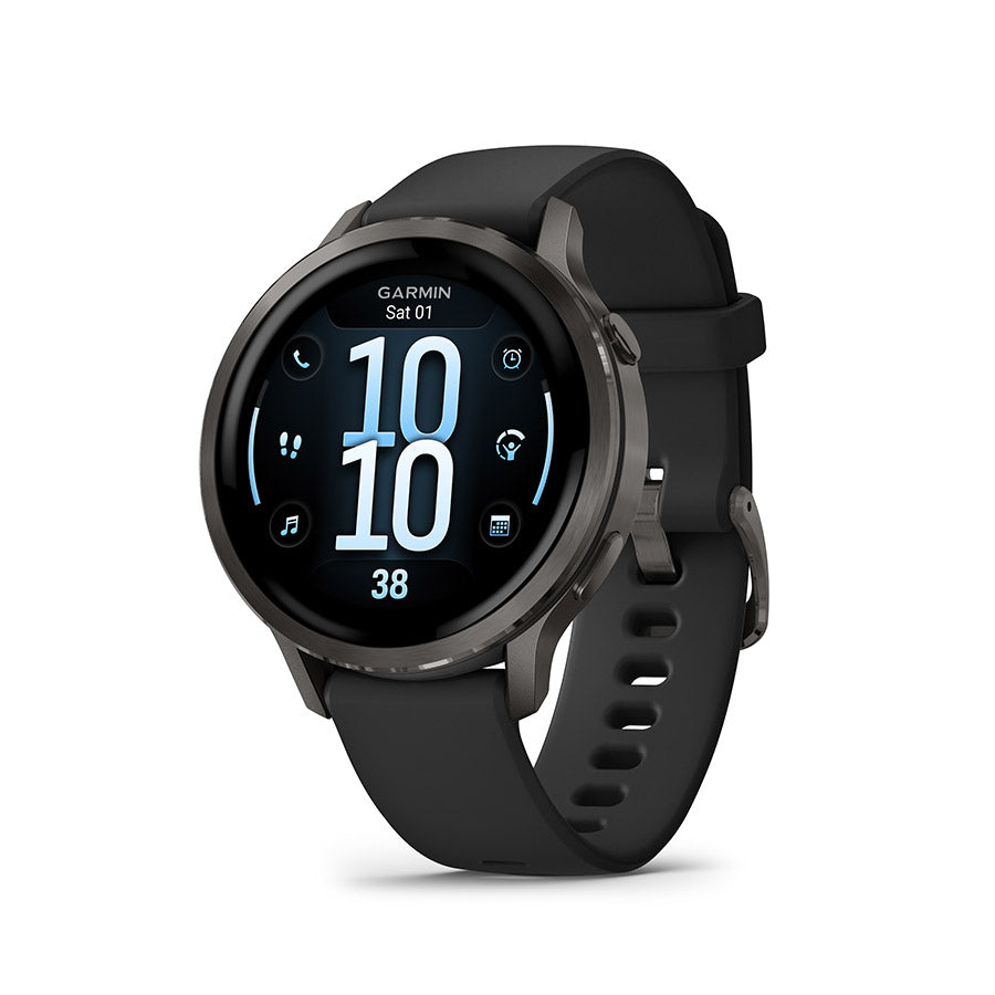 Garmin, Venu 4 41mm, Watch, Watch Color: Lunar Gold, Wristband: Bone - Silicone