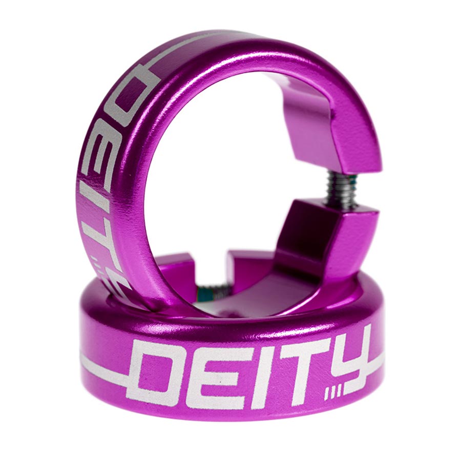 Deity, Grip Clamps, Blue