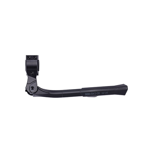 BBB Cycling, BKS-08 UniKick, Kickstand, 26'' to 29'', Black, Clamp Mount