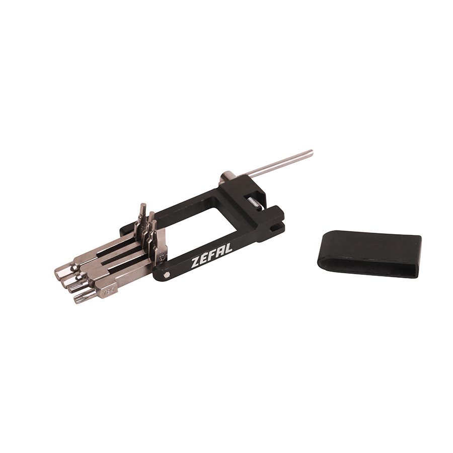 Zefal, AFA 8 Plus, Bottle Cage Mount, Multi Tool: Hex 2/2.5/3/4/5/6, T25, Flat Head Screwdriver, Chain Tool, Bottle Opener