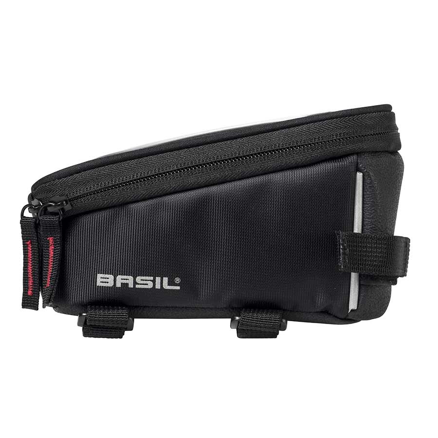 Basil, Sport, Top Tube Bag, 1L, Black