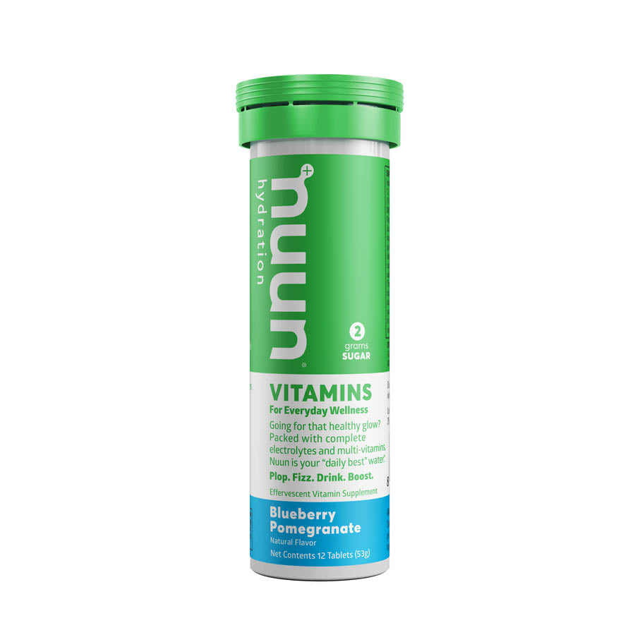 Nuun, Vitamins, Drink Mix, Blueberry/Pomegranate, Box of 8, 12 servings