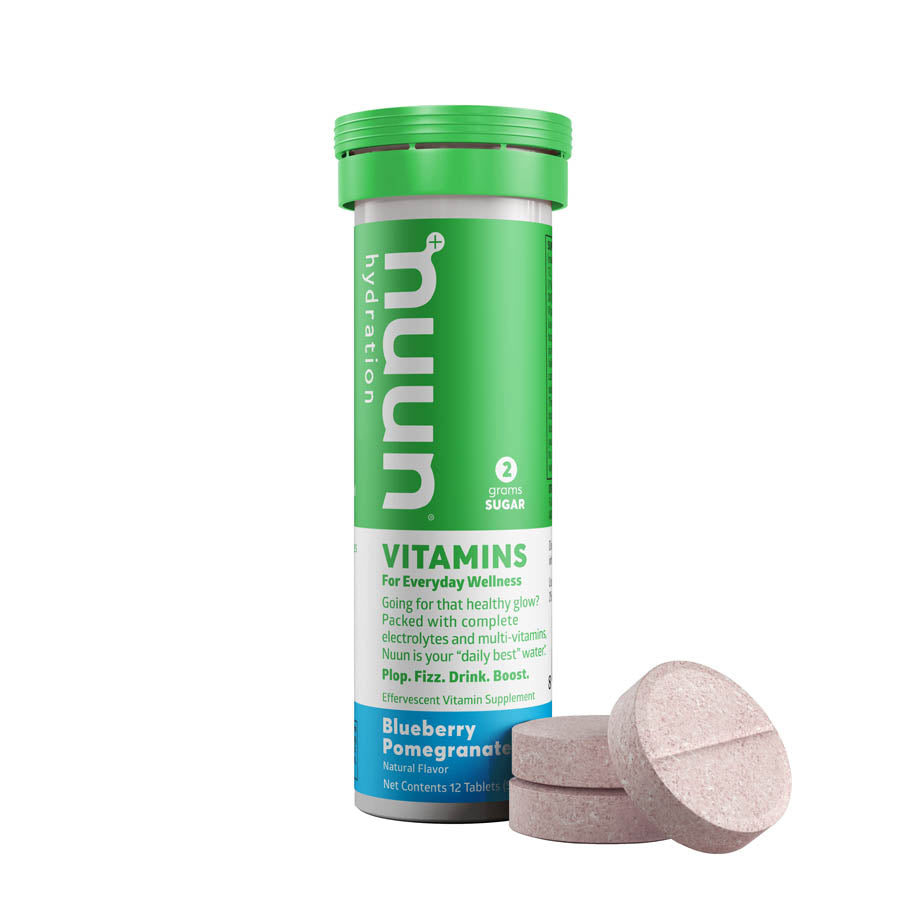 Nuun, Vitamins, Drink Mix, Blueberry/Pomegranate, Box of 8, 12 servings