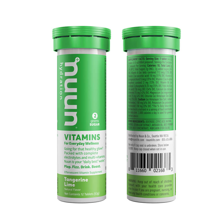 Nuun, Vitamins, Drink Mix, Blueberry/Pomegranate, Box of 8, 12 servings