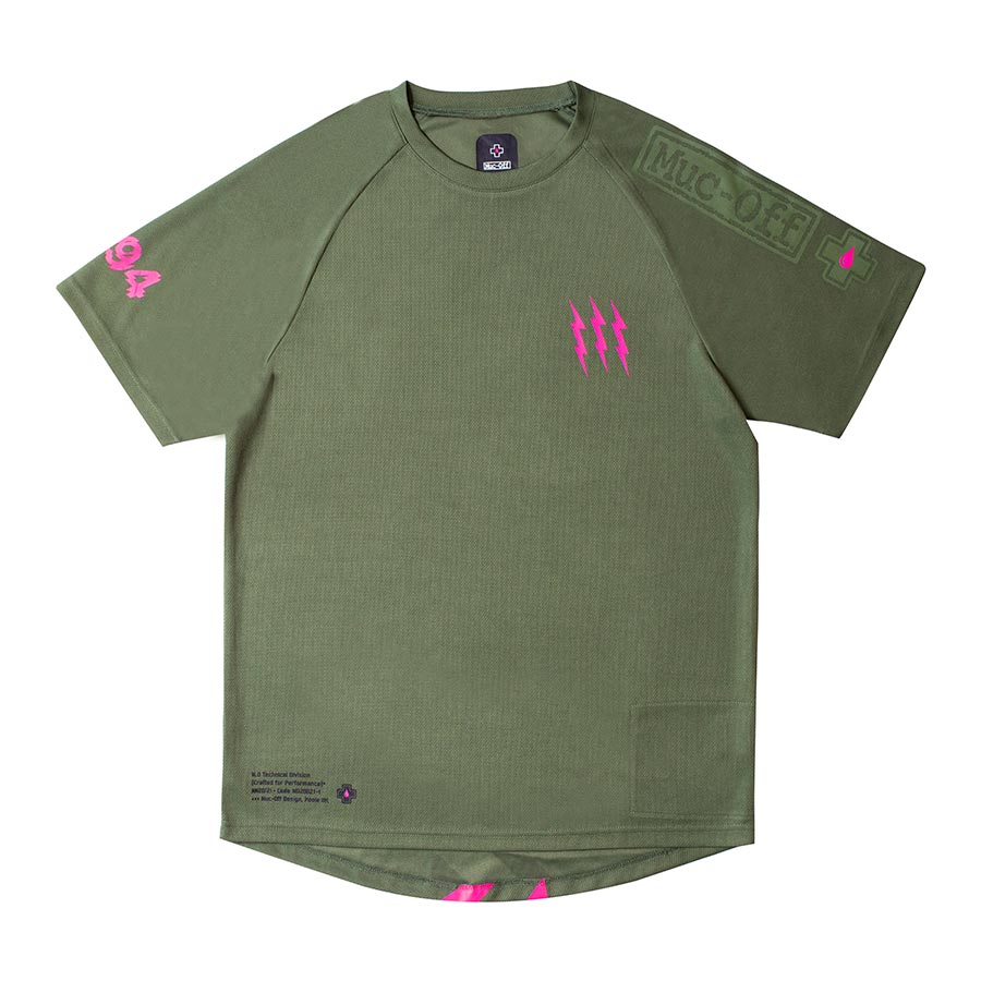 Muc-Off, Riders SS, Jersey, Short Sleeves, Men, Grey, S