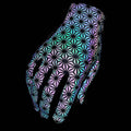 Supacaz, SupaG Long, Full Finger Gloves, Black/White, S, Pair
