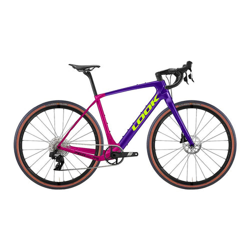 Look, 765 Gravel RS Apex E Tap, Road Bicycle, 700C, Purple Pink Satin, L