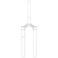 RockShox, Fork CSU - Debonair 29 Boost™ 15X110 51 Off-Set Taper Diffusion Black (No Gradients) - Pike B1-B2 (2018-2019). Pike Select/Select+ (2020), 11.4018.008.562